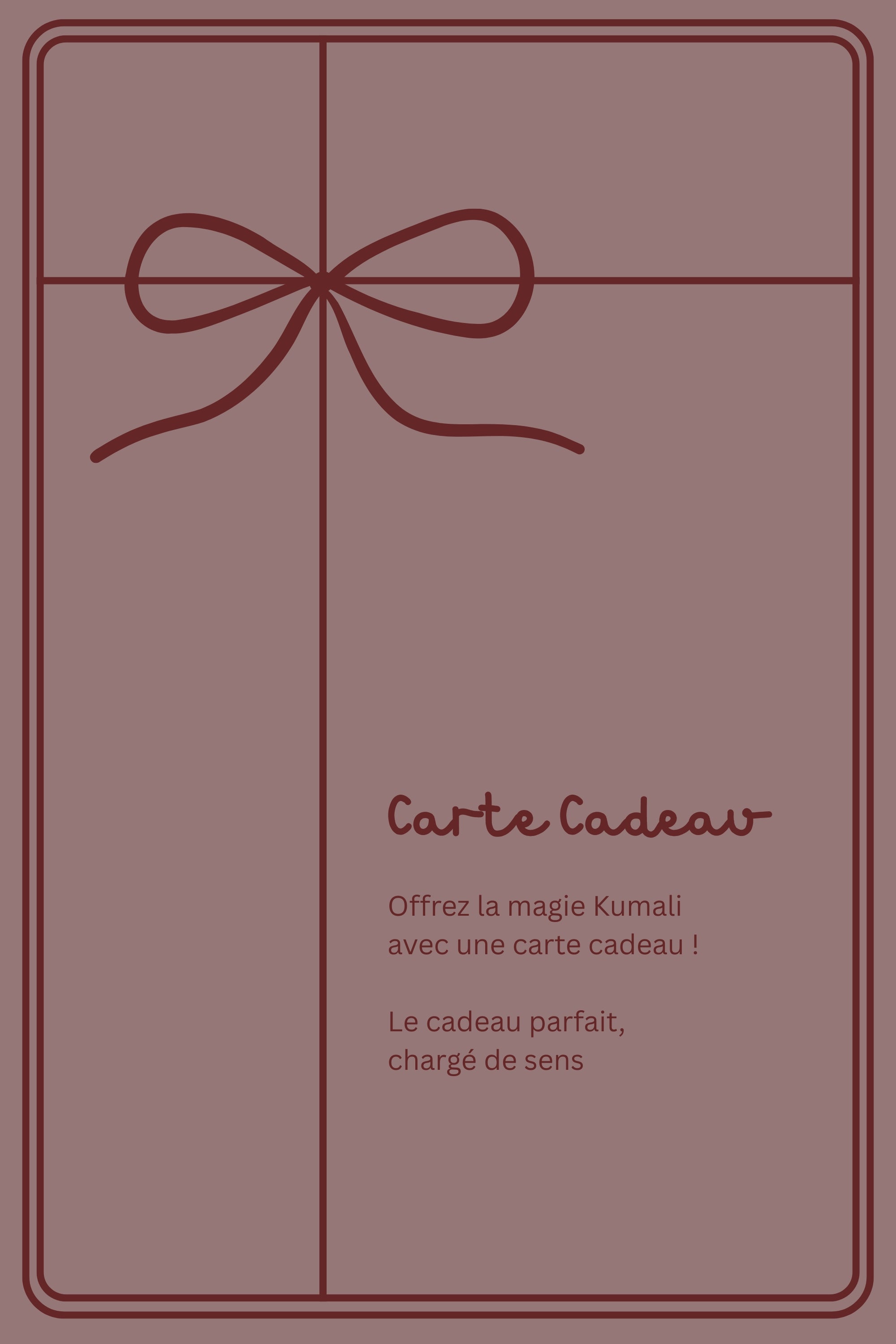 Carte Cadeau