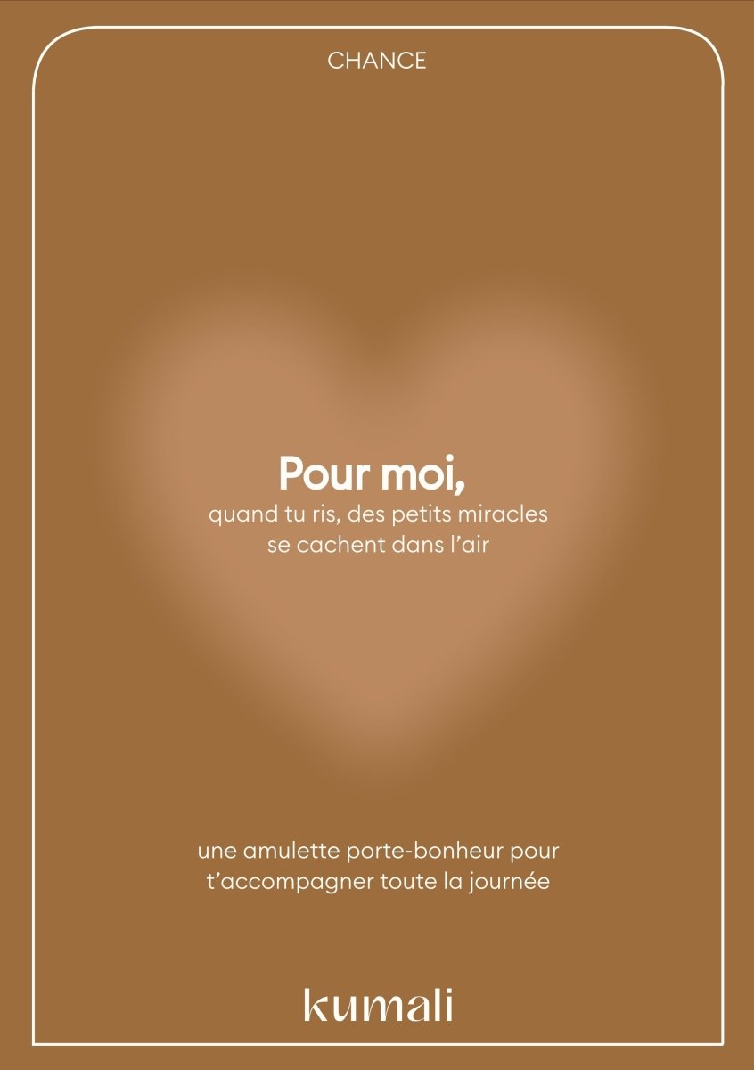 Un bijou, une pensée, un merci - Kumali Paris