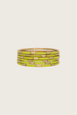 Joncs Veda, Vert - Set de 6