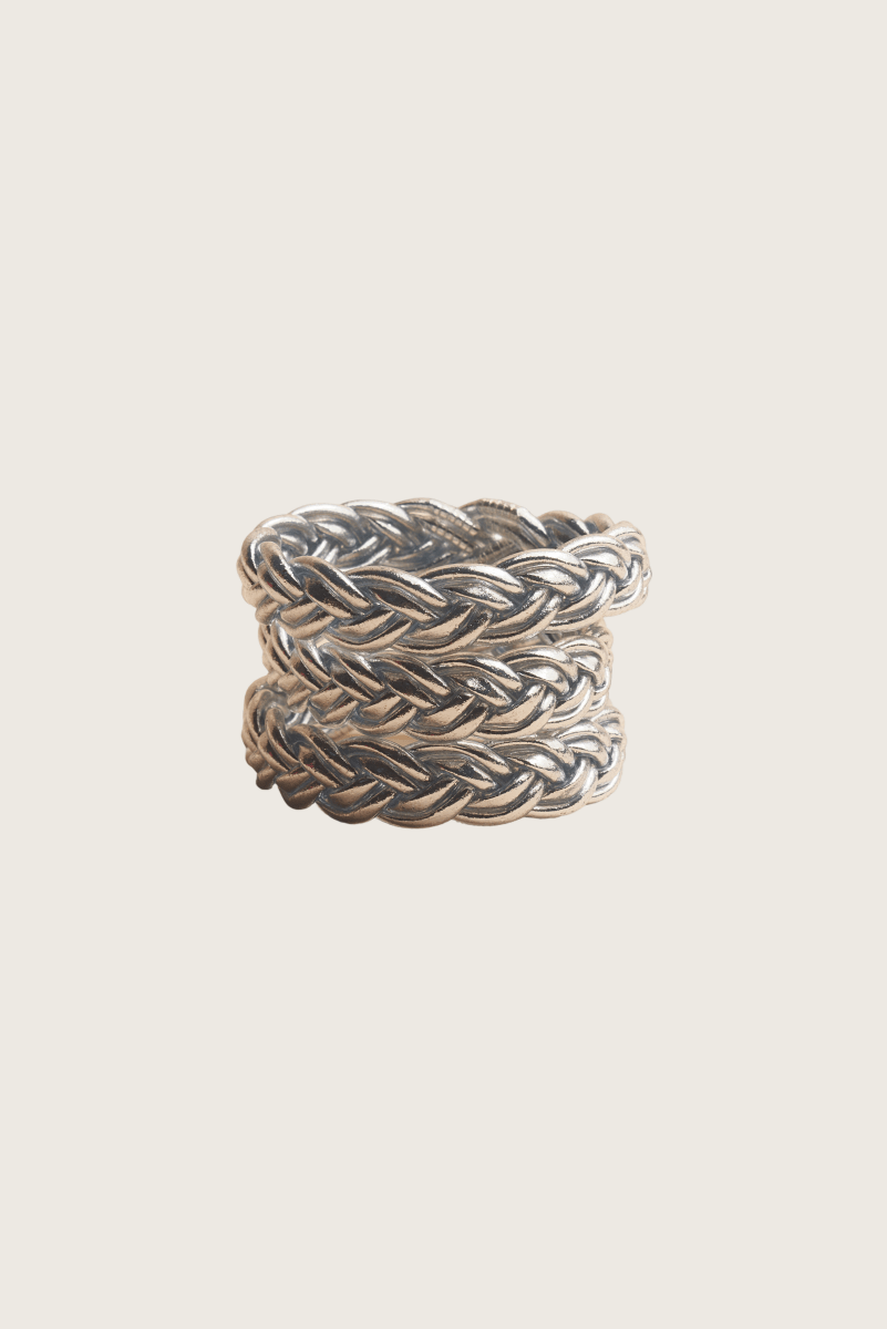Kumali Double Tressé Argent - Kumali Paris