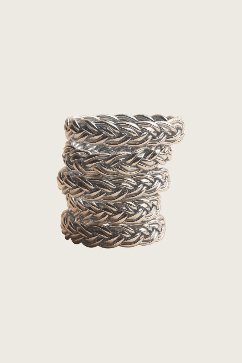 Kumali Double Tressé Argent - Kumali Paris