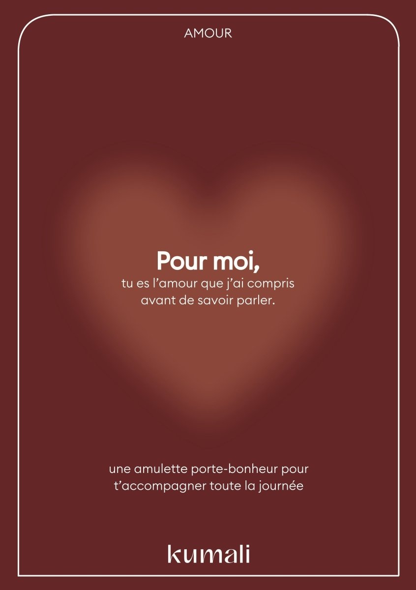 Un bijou, une pensée, un merci - Kumali Paris